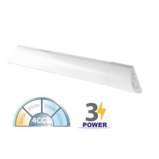 ΦΩΤΙΣΤΙΚΟ LED 10-15-20W 4cct  IP20 ΛΕΥΚΟ TONO