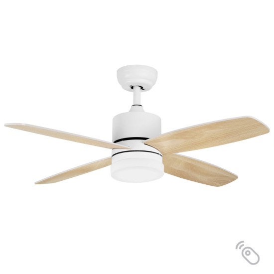 ΑΝΕΜ/ΡΑΣ ΟΡΟΦΗΣ ΜΕ ΦΩΣ LED CCT 18W &ΤΗΛ/ΡΙΟ 48