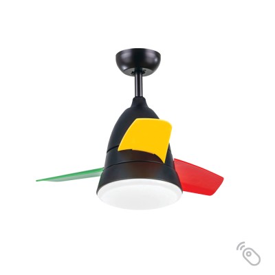 ΑΝΕΜ/ΡΑΣ ΟΡΟΦΗΣ+ΦΩΣ LED CCT 24W LED &ΤΗΛ/ΡΙΟ AC70W 36