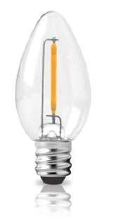 ΛΑΜΠΑΚΙ ΝΥΚΤΟΣ LED FILAMENT C7 Ε14 0.7W 6500Κ