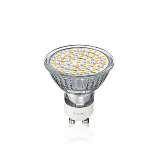 ΛΑΜΠΑ GU10-60SMD3528-S ΨΥΧΡΟ  3W LED