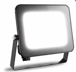 ΠΡΟΒΟΛΕΑΣ LED ΝΥΧΤΑ/ΜΕΡΑ 30W 4000K ΜΑΥΡΟΣ S.SLIM