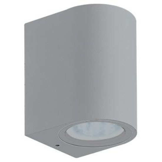 ΑΠΛΙΚΑ,GU10 ΓΚΡΙ Max35w,100-240V,IP65100x68x78mm,ΑΛΟΥΜΙΝΙΟΥκΓΥΑΛΙx