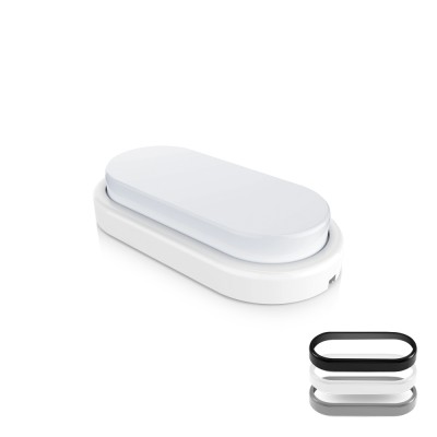 ΜΠΛΑΦΟΝΙΕΡΑ LED 12W ΟΒΑΛ 4000k IP54 3χρωματα ΜΠΛΑΦΟΝΙΕΡΑ LED 12W ΟΒΑΛ 4000k IP54 3χρωματα