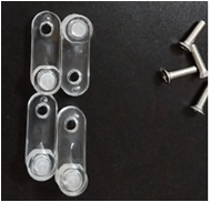 ΒΙΔΕΣ ΚΑΙ ΣΤΗΡΙΓΜΑΤΑ 4 ΤΕΜΑΧΙΑ ΔΙΑΦΑΝΑ