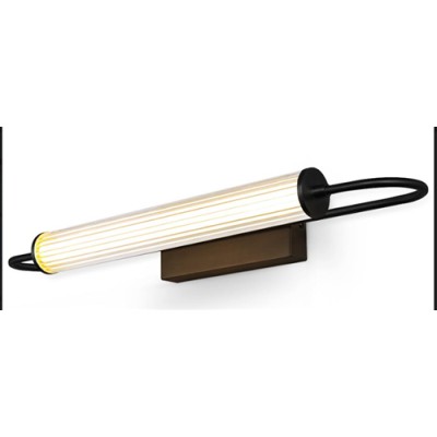 ΦΩΤΙΣΤΙΚΟ LED 12W 4000k 850lm IP44 60cm ΜΑΥΡΟ KIRA