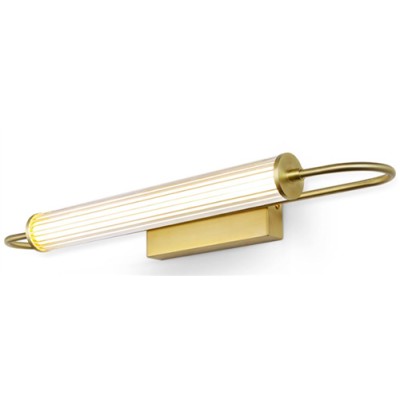 ΦΩΤΙΣΤΙΚΟ LED 12W 4000k 850lm IP44 60cm ΧΡΥΣΟ ΜΑΤ KIRA