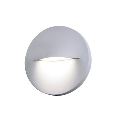 ΑΠΛΙΚΑ LED 3W 3000k ΓΚΡΙ ΣΤΡΟΓΓΥΛΗ ΑΠΛΙΚΑ LED 3W 3000k ΓΚΡΙ ΣΤΡΟΓΓΥΛΗ