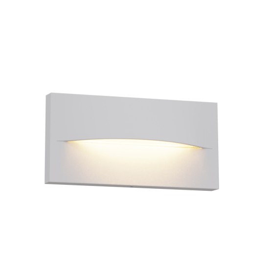 ΑΠΛΙΚΑ LED ΑΛΟΥΜ ΟΡΘ/ΝΙΟ 4W 3000k ΛΕΥΚΟ