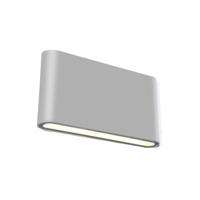 ΑΠΛΙΚΑ LED UP AND DOWN 2Χ6W 3000K SLIM ΓΚΡΙ ΑΠΛΙΚΑ LED UP AND DOWN 2Χ6W 3000K SLIM ΓΚΡΙ