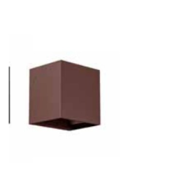 ΑΠΛΙΚΑ LED ΑΛΟΥΜ ΚΥΒΟΣ 2Χ5W 3000K RUSTY ΑΠΛΙΚΑ LED ΑΛΟΥΜ ΚΥΒΟΣ 2Χ5W 3000K RUSTY