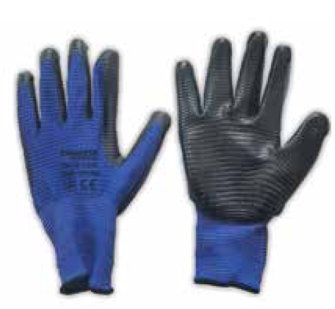 ΓΑΝΤΙΑ ΜΠΛΕ No 9 ΠΟΛΥΕΣΤΕΡΙΚΑ ΡΑΒΔΩΤΟ ΜΕ ΕΠΙΚΑΛΥΨΗ ΝΙΤΡΙΛΙΟΥ (ΠΑΛΑΜΗ)