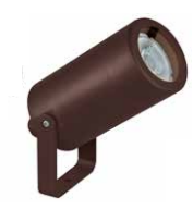 ΣΠΟΤ ΚΗΠΟΥ ΠΛΑΣΤIKO ΣΤΡΟΓΓΥΛΟ GU10 IP65 RUSTY 60x110