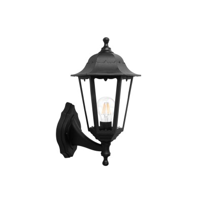 ΦΑΝΑΡΙ ΠΛΑΣΤ ΕΠ/ΧΟ 6ΓΩΝΟ Ε27 ΜΑΥΡΟ ΦΑΝΑΡΙ ΠΛΑΣΤ ΕΠ/ΧΟ 6ΓΩΝΟ Ε27 ΜΑΥΡΟ