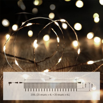 200LED ΑΣΥΜΕΤΡΗ ΒΡΟΧΗ ΣΥΡΜΑ ΘΕΡΜΟ  ΙΡ44 31V 200LED ΑΣΥΜΕΤΡΗ ΒΡΟΧΗ ΣΥΡΜΑ ΘΕΡΜΟ  ΙΡ44 31V