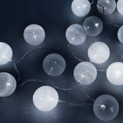 COTTON_BALLS  20L ΜΠΑΤΑΡΙΑΣ 3ΑΑ ΨΥΧΡΟ GLAMOUR 2,85Μ COTTON_BALLS  20L ΜΠΑΤΑΡΙΑΣ 3ΑΑ ΨΥΧΡΟ GLAMOUR 2,85Μ