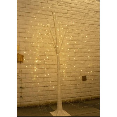 ΔΕΝΔΡO WILLOW TREE 480LED ΘΕΡΜΟ (96LED FLASH), 210CM(Y), 26x26CM (ΒΑΣΗ) 4,5V/5,4W