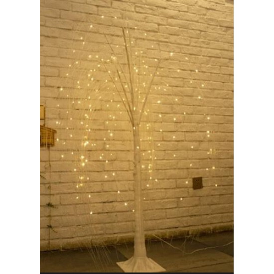 ΔΕΝΔΡO WILLOW TREE 480LED ΘΕΡΜΟ (96LED FLASH), 210CM(Y), 26x26CM (ΒΑΣΗ) 4,5V/5,4W