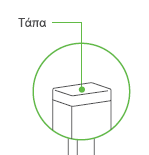 ΤΑΠΑ ΤΕΡΜ. για 100Χ50mm ΔΙΑΚΟΠΤΩΝ ΛΕΥΚΟ GUSMAN