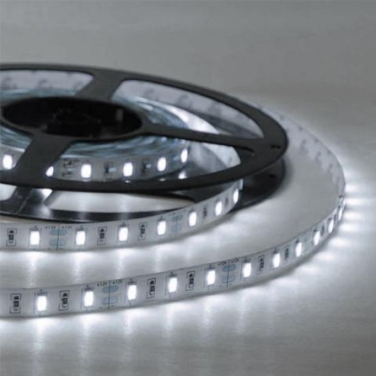 ΛΕΝΤΟΤΑΙΝΙΑ 12V IP65 60leds 4.8W/ΨΥΧΡΟ +ΑΥΤ/ΤΟ 3Μ