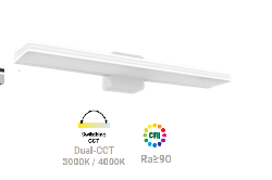 ΦΩΤΙΣΤΙΚΟ LED 24W 3/4000k 1800l IP44 60cm ΛΕΥΚΟ MARS