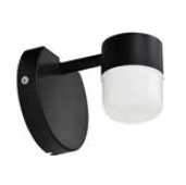 ΦΩΤΙΣΤΙΚΟ LED 6.5W 3000k 600l IP44 ΜΑΥΡΟ VENUS