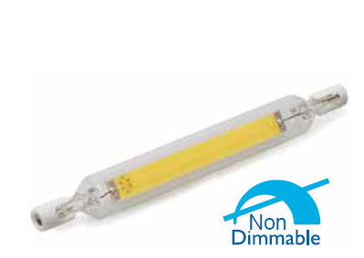 Λαμπτήρας LED R7s 4W σωληνωτός dimable 78mm 3000k