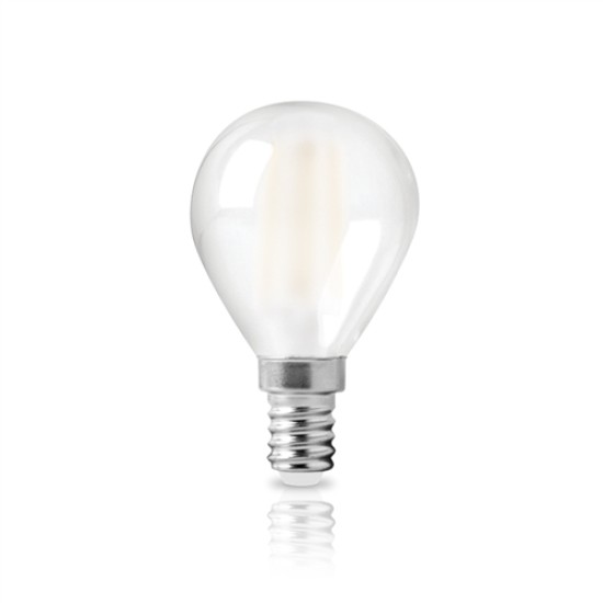 LED FILAMENT ΣΦΑΙΡΙΚΟ E14 ΜΑΤ 6W 2800k 520L ΛΑΜΠΑ