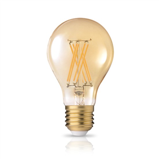 LED FILAMENT Α75 E27 VINTAGE DIM 8W 2200k 630L ΛΑΜΠΑ