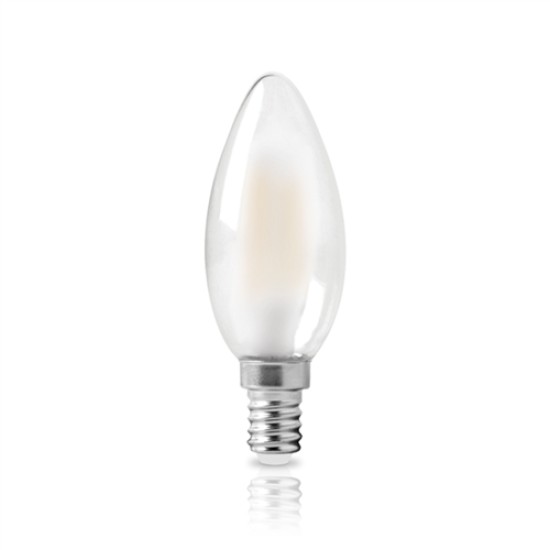 LED FILAMENT ΚΕΡΙ E14 ΜΑΤ 6W 4000k 520L ΛΑΜΠΑ