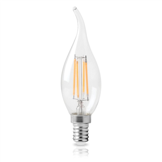 LED FILAMENT KEPI ΜΥΤΗ E14 ΔΙΑΦΑΝΟ 6W 2800k 520L ΛΑΜΠΑ