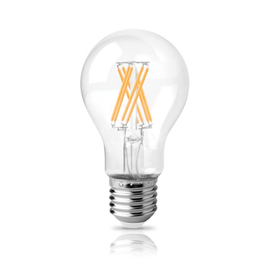 ΛΑΜΠΑ LED FILAMENT A60 E27 220-240V 9W 820lm 2800K ΔΙΑΦΑΝΟ