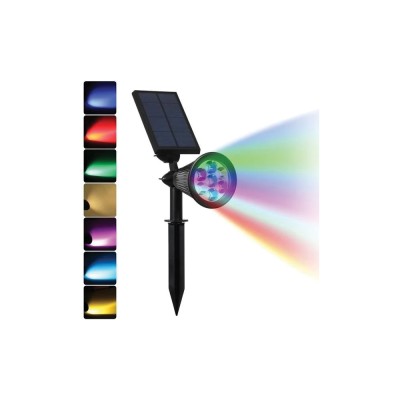 ΗΛΙΑΚΟ ΠΡΟΒΟΛΑΚΙ 7led 7W 7colors ΗΛΙΑΚΟ ΠΡΟΒΟΛΑΚΙ 7led 7W 7colors