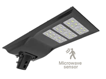 ΦΩΤΙΣΤΙΚΟ ΔΡΟΜΟΥ LED ΗΛΙΑΚΟ ΥΒΡΙΔΙΚΟ 400W (30W) 4000k ΜΑΥΡΟ