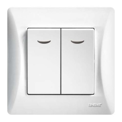 ΔΙΑΚΟΠΤΗΣ ΔΙΠΛΟΣ ΑΛΕΡΕΤΟΥΡ+ΛΥΧΝΙΑ ΛΕΥΚΟ Hseries ΔΙΑΚΟΠΤΗΣ ΔΙΠΛΟΣ ΑΛΕΡΕΤΟΥΡ+ΛΥΧΝΙΑ ΛΕΥΚΟ Hseries