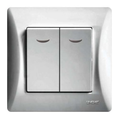 ΔΙΑΚΟΠΤΗΣ ΔΙΠΛΟΣ ΑΛΕΡΕΤΟΥΡ+ΛΥΧΝΙΑ ΑΣΗΜΙ ΜΑΤ Hseries ΔΙΑΚΟΠΤΗΣ ΔΙΠΛΟΣ ΑΛΕΡΕΤΟΥΡ+ΛΥΧΝΙΑ ΑΣΗΜΙ ΜΑΤ Hseries