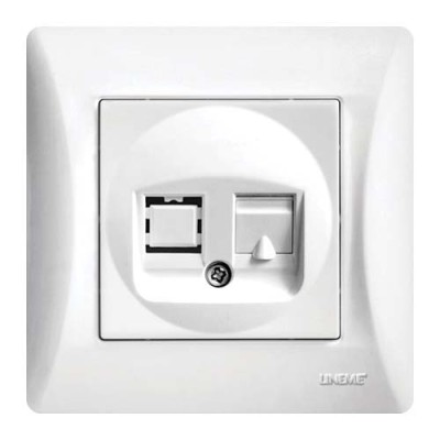 ΠΡΙΖΑ DATA RJ45 ΛΕΥΚΟ Hseries ΠΡΙΖΑ DATA RJ45 ΛΕΥΚΟ Hseries