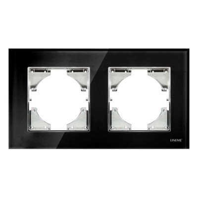 ΠΛΑΙΣΙΟ ΔΙΠΛΟ ΟΡΙΖΟΝΤΙΟ ΓΥΑΛΙ ΜΑΥΡΟ Hseries ΠΛΑΙΣΙΟ ΔΙΠΛΟ ΟΡΙΖΟΝΤΙΟ ΓΥΑΛΙ ΜΑΥΡΟ Hseries