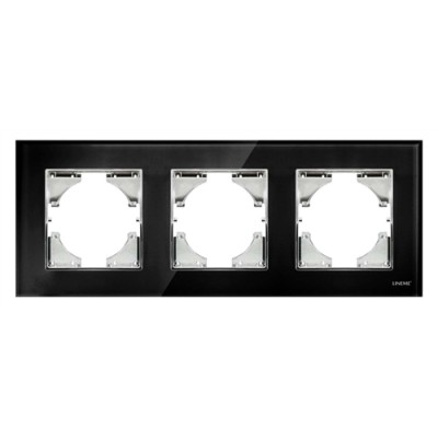 ΠΛΑΙΣΙΟ ΤΡΙΠΛΟ ΟΡΙΖΟΝΤΙΟ ΓΥΑΛΙ ΜΑΥΡΟ Hseries ΠΛΑΙΣΙΟ ΤΡΙΠΛΟ ΟΡΙΖΟΝΤΙΟ ΓΥΑΛΙ ΜΑΥΡΟ Hseries