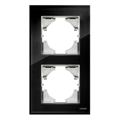 ΠΛΑΙΣΙΟ ΔΙΠΛΟ ΚΑΘΕΤΟ ΓΥΑΛΙ ΜΑΥΡΟ Hseries ΠΛΑΙΣΙΟ ΔΙΠΛΟ ΚΑΘΕΤΟ ΓΥΑΛΙ ΜΑΥΡΟ Hseries