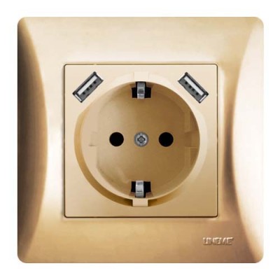 ΠΡΙΖΑ ΣΟΥΚΟ ΜΕ ΔΥΟ ΘΥΡΕΣ USB ΧΡΥΣΟ ΜΑΤ serie H ΠΡΙΖΑ ΣΟΥΚΟ ΜΕ ΔΥΟ ΘΥΡΕΣ USB ΧΡΥΣΟ ΜΑΤ serie H