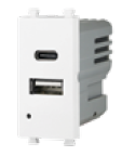 ΠΡΙΖΑ USB TYPE A & TYPE C 5,1V/2,4A ΛΕΥΚΟ ΙΝΟ ΠΡΙΖΑ USB TYPE A & TYPE C 5,1V/2,4A ΛΕΥΚΟ ΙΝΟ