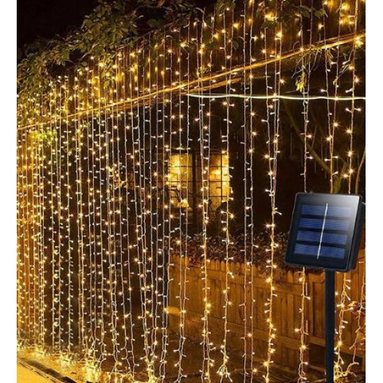 ΗΛΙΑΚΟ 192LED ΚΟΥΡΤΙΝΑ+8ΠΡΟΓΡ 150X200CM ΘΕΡΜΟ ΛΕΥΚΟ ΙΡ44