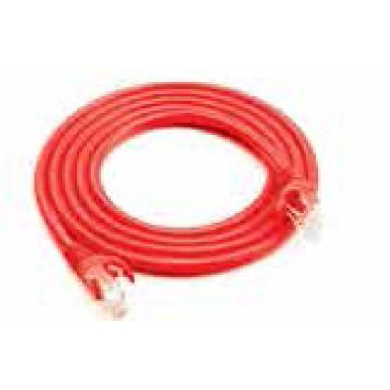 PATCH CORD UTP cat6 1m ΚΟΚΚΙΝΟ