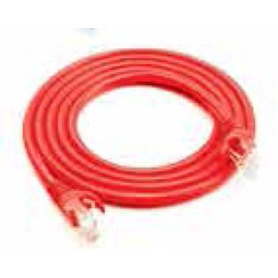 PATCH CORD UTP cat6 10m ΚΟΚΚΙΝΟ