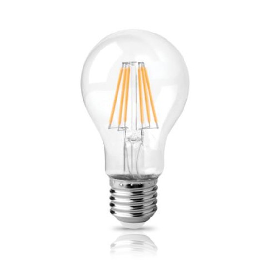 LED FILAMENT Α60 E27 ΔΙΑΦΑΝΟ 11W 2800k 1100L ΛΑΜΠΑ